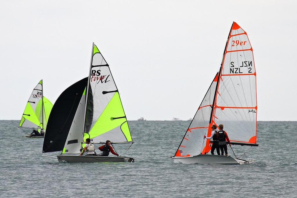  - RS Feva launch - Wakatere Boating Club  November 10, 2013 © Richard Gladwell www.photosport.co.nz